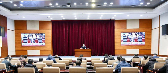 裴庆镇在全州纪检监察系统宣讲党的二十大精神